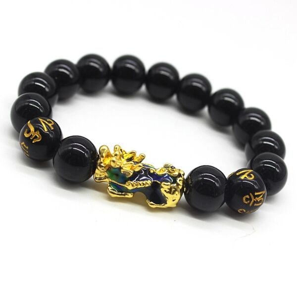 Feng Shui Hand Carved Mantra Beads Bracelet-5