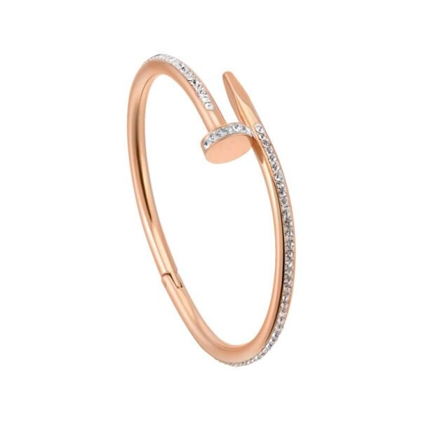 Rose Gold Rhinestone Bracelet