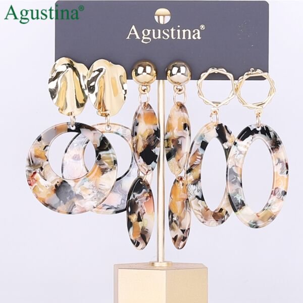 Multicolor Boho Earrings Set-2